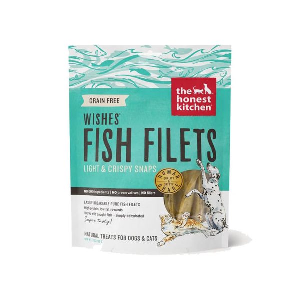 The Honest Kitchen White Fish Flavored Wishes Grain-Free for Dog & Cat Treats For Discount