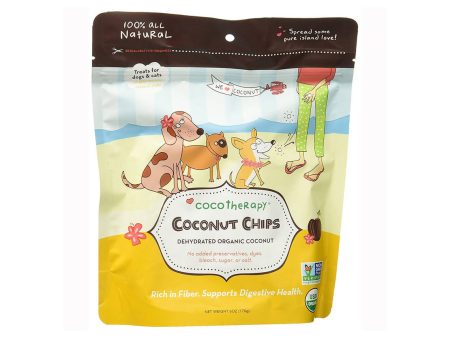 CocoTherapy Dehydrated Organic Coconut Chips for Dogs Online Sale