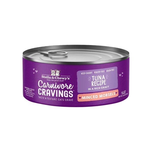 Stella & Chewy s Carnivore Cravings Minced Morsels Tuna Wet Cat Food Supply