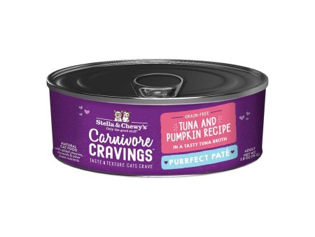 Stella & Chewy s Carnivore Cravings Purrfect Pate Tuna & Pumpkin Wet Cat Food on Sale