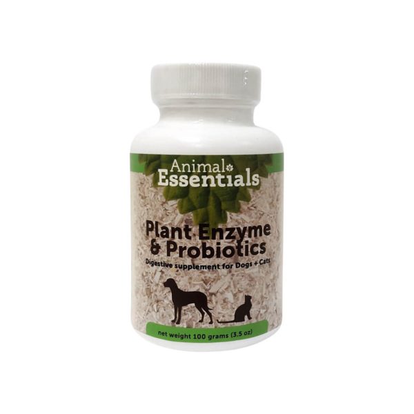 Animal Essentials Plant Enzymes & Probiotics Digestive Powder for Dogs & Cats Supply