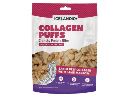 Icelandic+ Beef Collagen Puffs Dehydrated Small Dog Treats For Discount