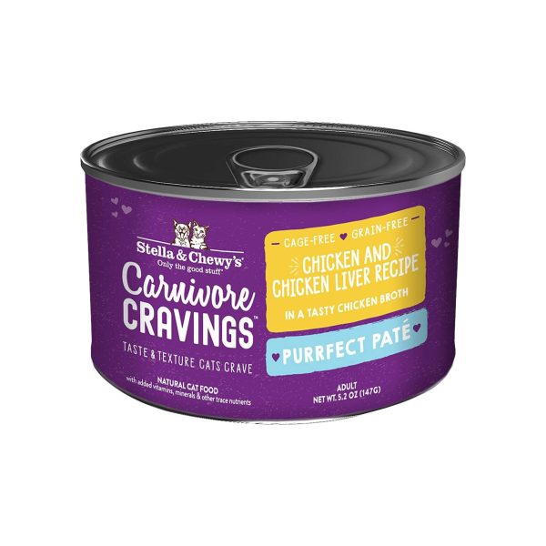 Stella & Chewy s Carnivore Cravings Purrfect Pate Chicken & Chicken Liver Wet Cat Food Fashion