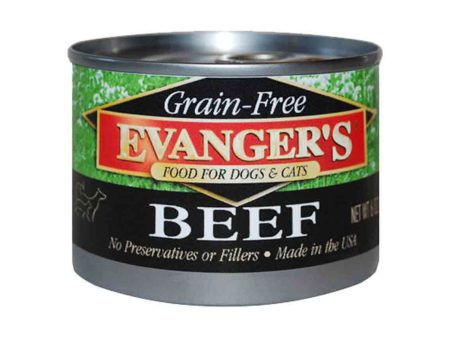 Evanger s Grain-Free Meat Wet Canned Dog & Cat Food Hot on Sale