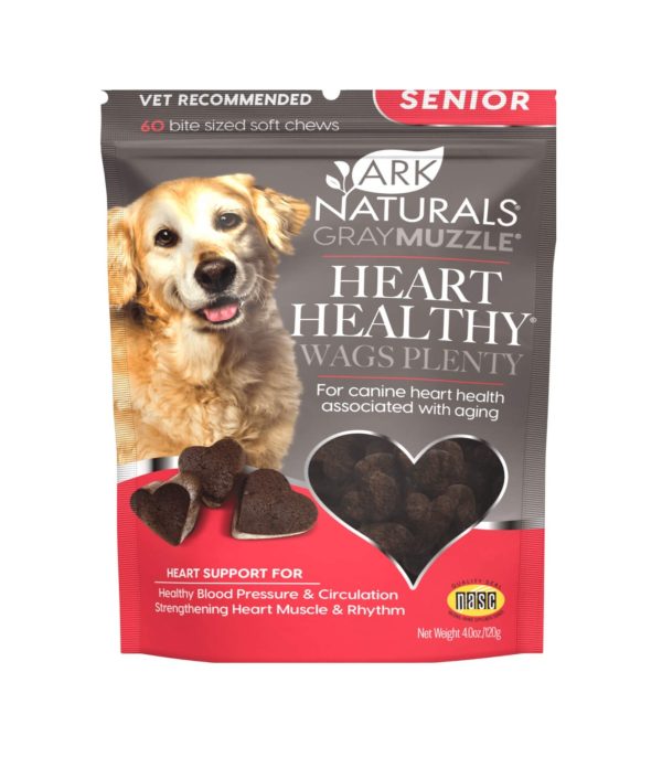 Ark Naturals Gray Muzzle Heart Healthy Wags Plenty for Senior Dogs Online now