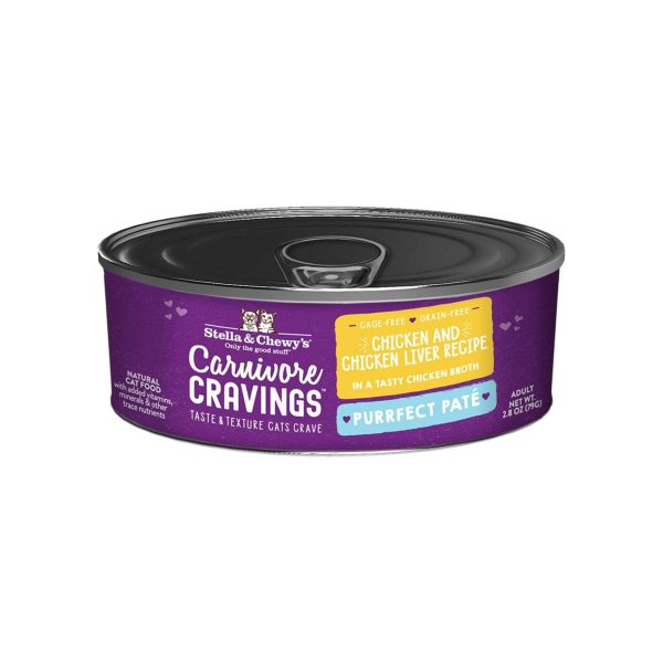 Stella & Chewy s Carnivore Cravings Purrfect Pate Chicken & Chicken Liver Wet Cat Food Fashion