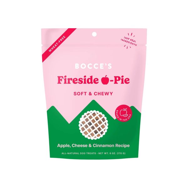 Bocce s Bakery Soft & Chewy Fireside Apple Pie Dog Treats For Cheap