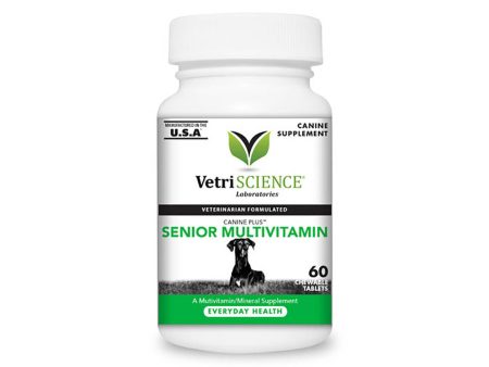 VetriScience Canine Plus Multi-Vitamin Senior Supplement Supply