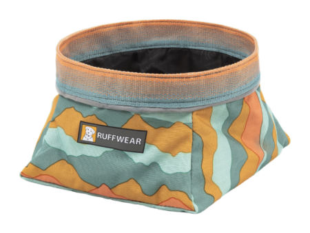 Ruffwear Quencher™ Collapsible Dog Food & Water Bowl (Spring Mountains) on Sale