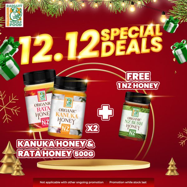 Radiant Kanuka Honey 500g & Radiant Nz Bush  Honey 500g Hot on Sale