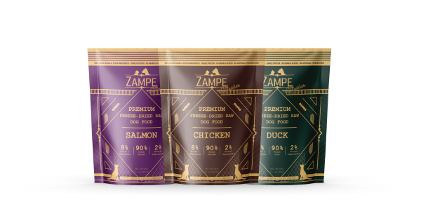 Zampe Freeze Dried Raw Salmon Slider Dog Food Online Hot Sale