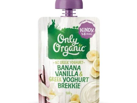 Only Organic Banana Vanilla & Greek Yogurt Brekkie For Discount