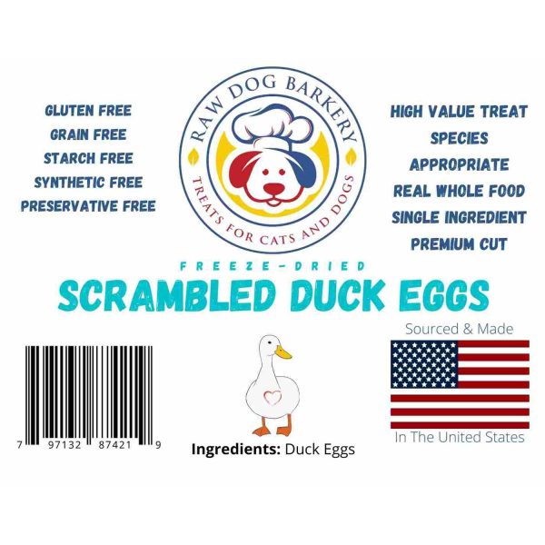 Ducks Eggs Scrambled Freeze-Dried Sale