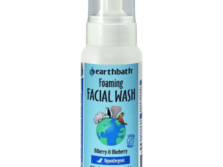 Earthbath Hypoalergenic Foaming Facial Wash (Bilberry & Blueberry) for Dogs and Cats Sale