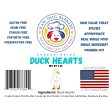 Duck Hearts Freeze-Dried Hot on Sale