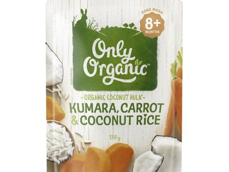 Only Organic Kumara, Carrot & Coconut Rice on Sale