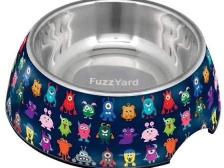 FuzzYard Yard Monsters Dog Feeding Bowl Cheap