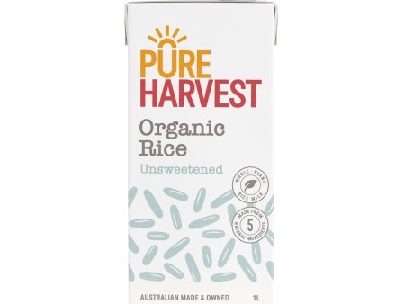 Pure Harvest Organic Rice Milk  - (Unsweetened) For Discount