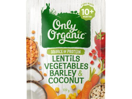 Only Organic Lentils, Vegetables, Barley & Coconut Online Hot Sale