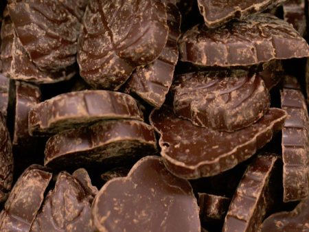 100% organic dark chocolate leaves - 645 Discount