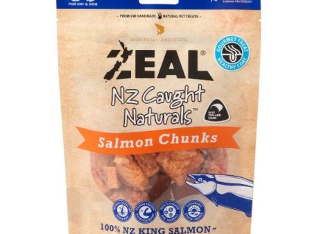 Zeal Wild Caught Naturals Freeze Dried Cat and Dog Treats (Salmon Chunks) Supply