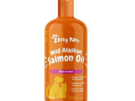 Zesty Paws Wild Alaskan Salmon Oil Formula Supplements for Dogs and Cats Fashion