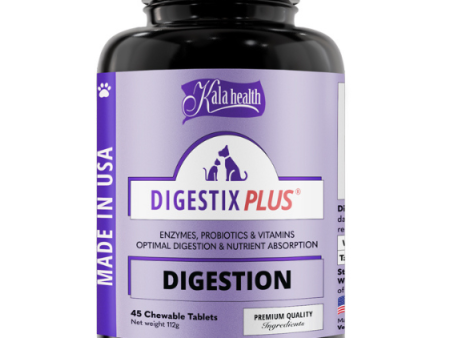 Kala Health DIGESTIX PLUS® (Digestion) Optimal DIgestion & Nutrient Absorption Supplements for Dogs and Cats For Sale