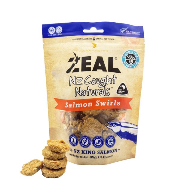 Zeal Wild Caught Naturals Freeze Dried Cat and Dog Treats (Salmon Swirls) For Discount