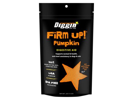 Diggin Your Dog Firm Up! Dehydrated Pumpkin Supplement for Dogs Online now