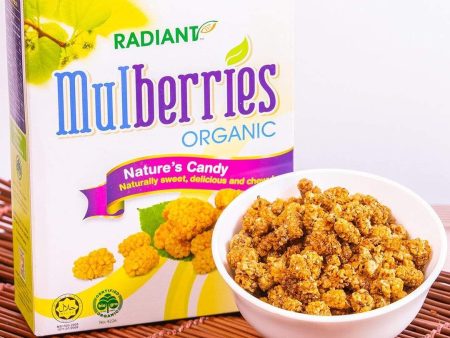 Radiant Organic Dried Mulberries 250g Online now