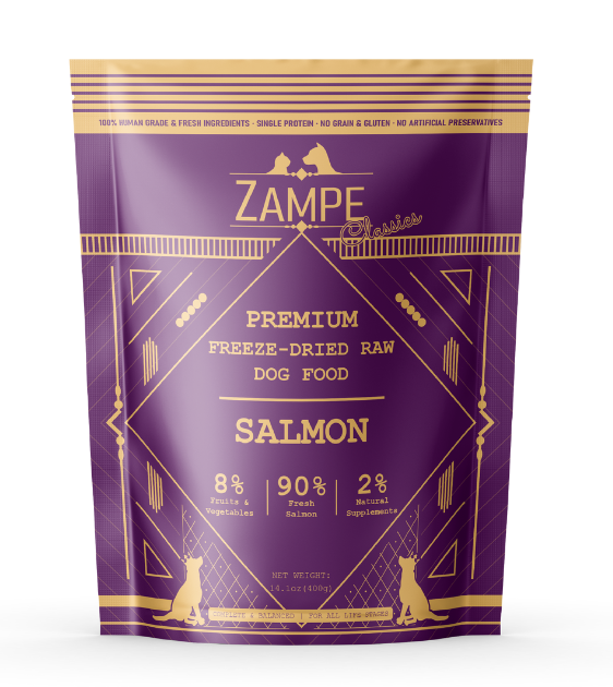 Zampe Freeze Dried Raw Salmon Slider Dog Food Online Hot Sale