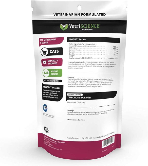 VetriScience UT Strength Feline Supplement Hot on Sale