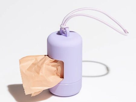 Wild One Poop Bag Carrier and Roll (Lilac) For Cheap