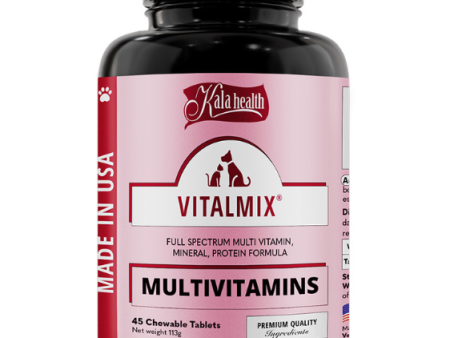 Kala Health VITALMIX® (Multivitamins) Full Spectrum Multivitamins Supplements for Dogs and Cats on Sale