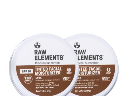 TINTED FACE MOISTURIZER SPF 30 | LAVA-2 Pack on Sale