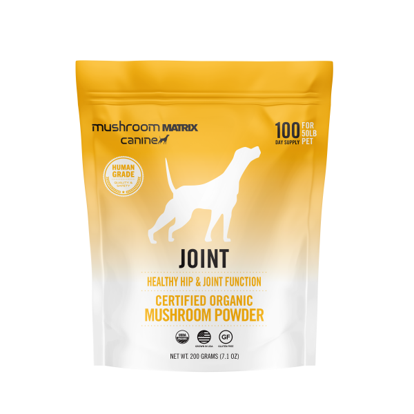 Canine Matrix Joint Flex Organic Mushroom Mobility Supplement for Dogs Fashion