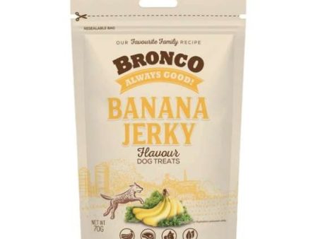 Bronco Chicken Jerky Dog Treat (Banana Flavoured) Discount