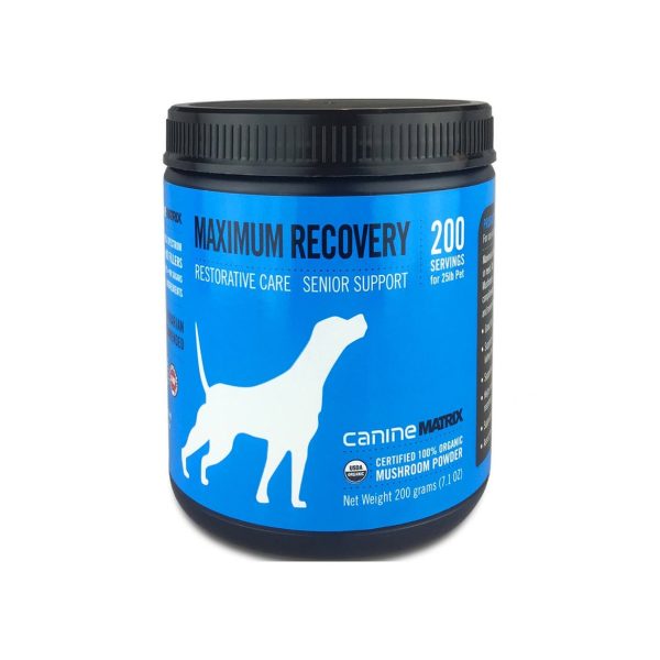 Canine Matrix MRM Recovery Organic Mushroom Senior Supplement for Dogs For Sale