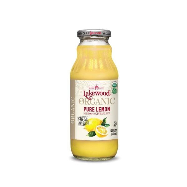 Lakewood Organic PURE Lemon Juice 12.5Oz (370ml) Online Hot Sale