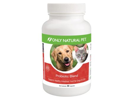 Only Natural Pet Probiotic Blend Digestive Support Capsules For Dogs and Cats Hot on Sale