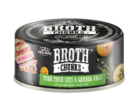 Absolute Holistic Broth Chunks (Tuna Thick Cuts & Garden Vegs) Wet Cat & Dog Food Online Hot Sale