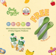 [FREE GIFT] Only Organic Infant Silicone Spoon Fork Set Online Hot Sale