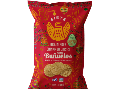 5oz Grain Free Mini Buñuelos Cinnamon Crisps - 6 Bags Online Sale