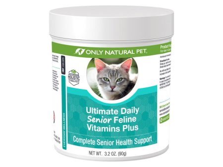 Only Natural Pet Ultimate Daily Senior Feline Vitamin Powder For Sale