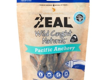 Zeal Wild Caught Naturals Freeze Dried Cat and Dog Treats (Pacific Anchovy) For Sale