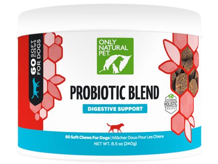 Only Natural Pet Probiotic Blend Digestive Support Soft Chews for Dogs Online Hot Sale