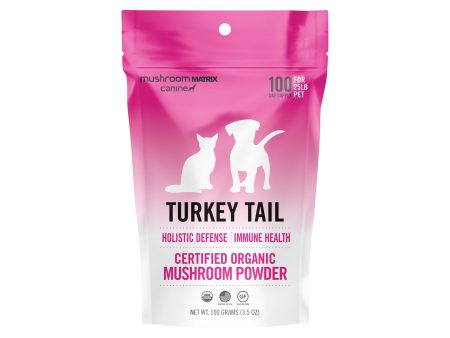 Canine Matrix Turkey Tail Organic Mushroom Holistic Supplement for Dogs Online now