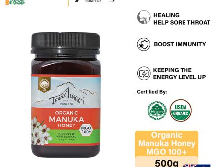 Tranzalpine Organic Manuka Honey MGO 100+  ( Madu Asli New Zealand ) Online Sale