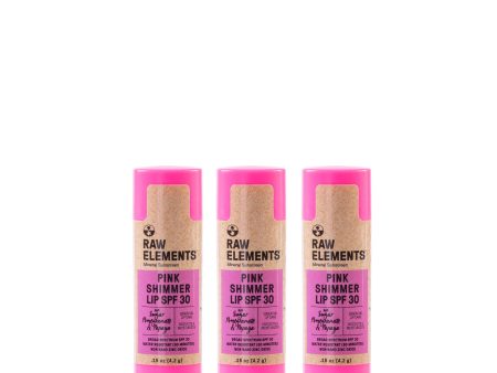 Pink Lip Shimmer SPF 30 - 3 Pack For Discount