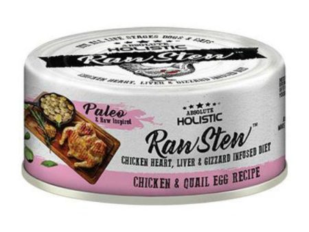 Absolute Holistic Raw Stew Chicken & Quail Egg Wet Cat & Dog Food Sale